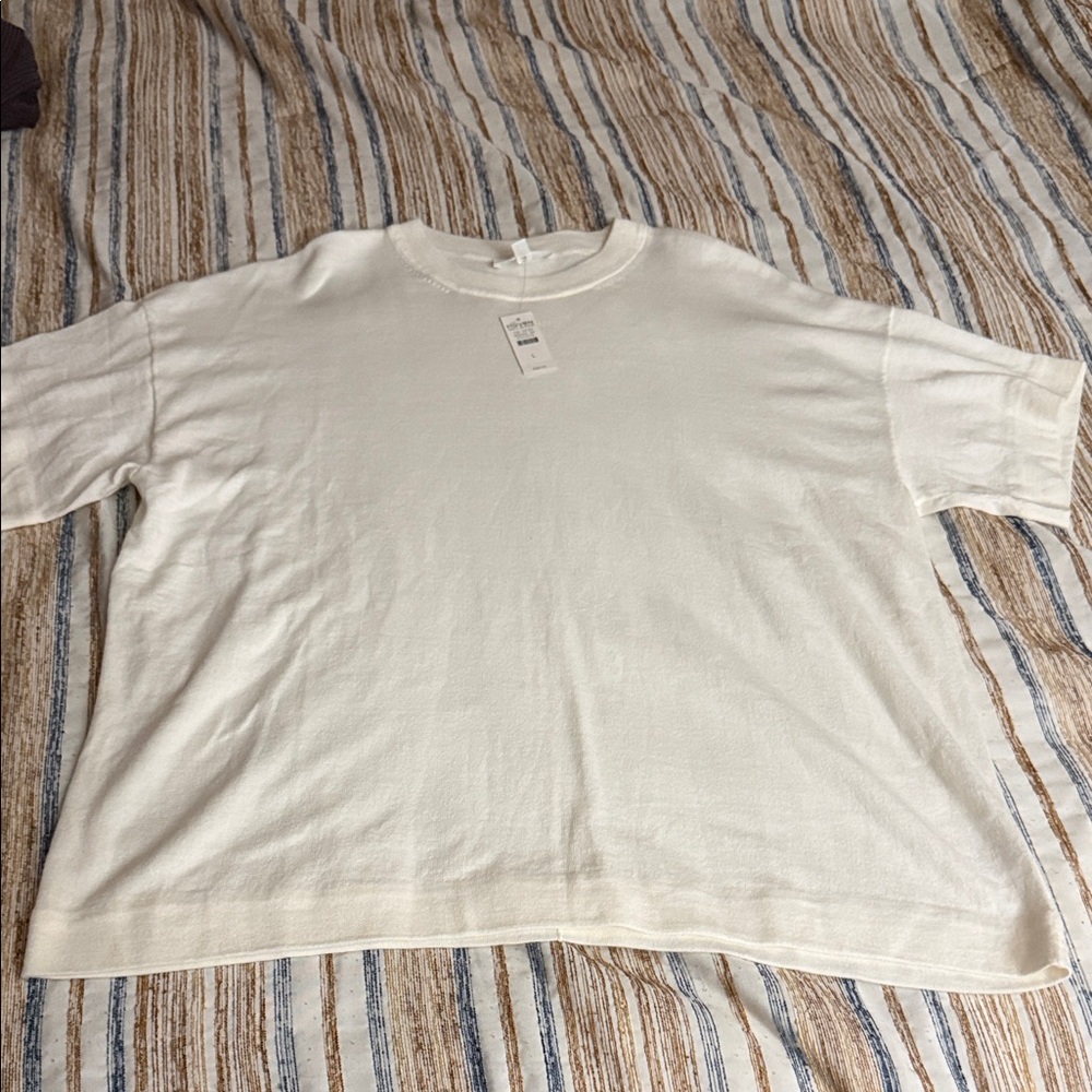 Haven Casual White Short Sleeve Top